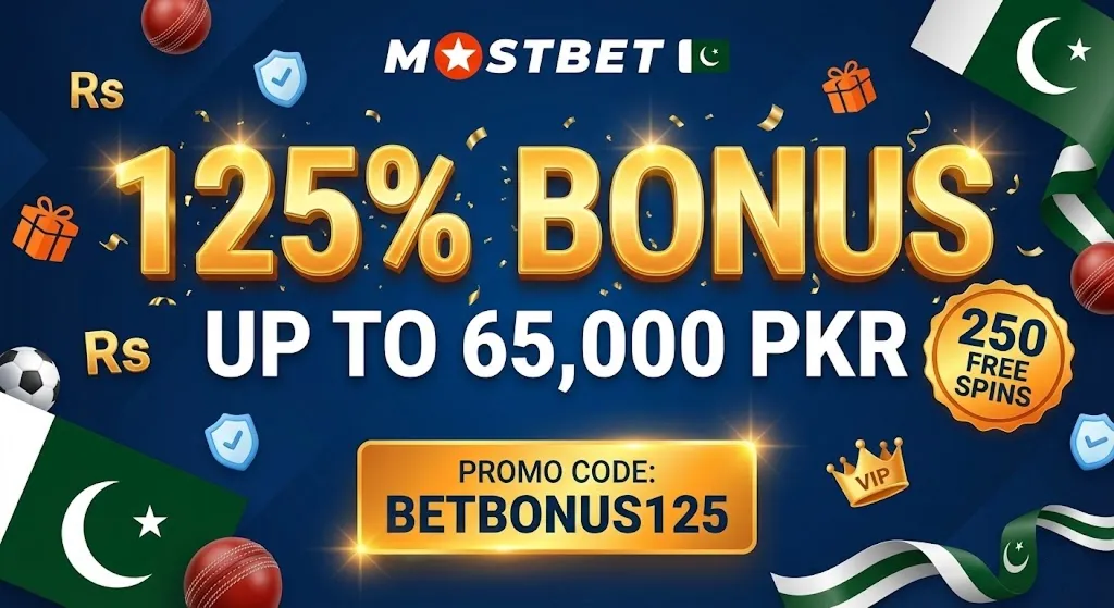Mostbet Bonuses - Welcome package and promotions for Pakistan